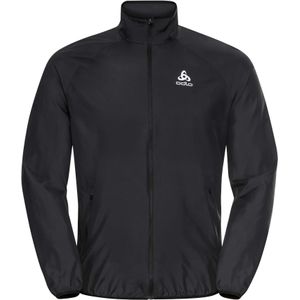 Odlo - Trail / Running kleding - Jacket Essential Light Black voor Heren - Maat M - Zwart