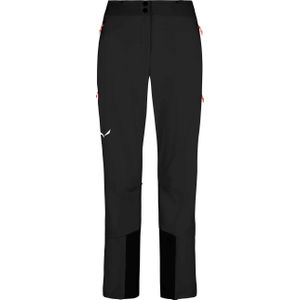 Salewa - Dames toerskikleding - Sella Dst W Pants Black Out voor Dames van Softshell - Maat L - Zwart