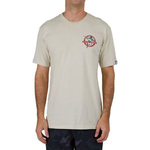 Salty Crew - T-shirts - Interclub Premium S/S Tee Bone voor Heren van Katoen - Maat M - Beige