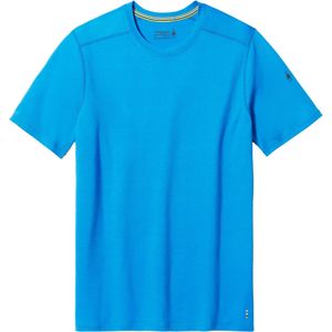Smartwool - Wandel- en bergsportkleding - Men's Merino Short Sleeve Tee Laguna Blue voor Heren van Nylon - Maat L - Blauw
