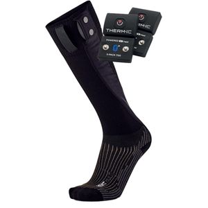 Thermic - Verwarmde sokken - Powersock Set Heat Uni + S-Pack 1200 V2 voor Unisex - Maat 42-44 - Zwart