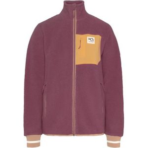 Kari Traa - Dames sweatshirts en fleeces - Rothe Midlayer Plum voor Dames - Maat XS - Bordeauxrood