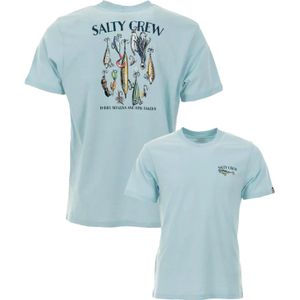 Salty Crew - Lure Gear Classic Blue Fog - T-shirt - Blauw