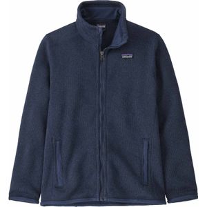 Patagonia - Kinder fleeces / donsjassen - K's Better Sweater Jkt New Navy voor Unisex van Gerecycled Polyester - Kindermaat M - Marine blauw
