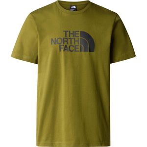 The North Face - T-shirts - M S/S Easy Tee Forest Olive voor Heren - Maat XL - Kaki
