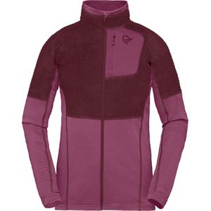 Norrona - Dames toerskikleding - Lyngen Alpha90 Jacket W Violet Quartz voor Dames - Maat S - Paars