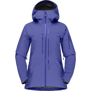 Norrona - Dames ski jassen - Lofoten Gore-Tex Pro Jacket W'S Violet Storm voor Dames - Maat S - Paars