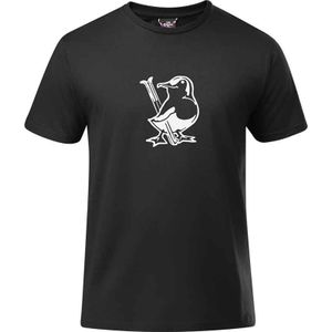 Eider - T-shirts - Vintage Duck Cotton Tee Black voor Heren van Katoen - Maat L - Zwart