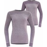 Devold of Norway - Dames thermokleding - Kvitegga Merino 230 Shirt W Orchid voor Dames van Wol - Maat M - Paars