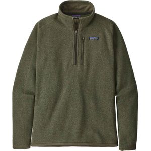 Patagonia - Wandel- en bergsportkleding - M's Better Sweater 1/4 Zip Industrial Green voor Heren van Gerecycled Polyester - Maat S - Groen