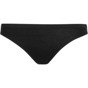 Icebreaker - Dames wandel- en bergkleding - Wmns Siren Thong Black voor Dames van Wol - Maat M - Zwart