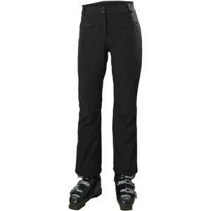 Helly-Hansen - Dames skibroeken - W Bellissimo 2 Pant Black voor Dames van Softshell - Maat XS - Zwart