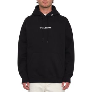 Volcom - Sweatshirts en fleeces - Volcom Stone Pullover Fleece Black voor Heren van Katoen - Maat L - Zwart