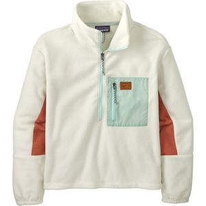 Patagonia - Dames sweatshirts en fleeces - W's Microdini 1/2 Zip P/O Birch White voor Dames - Maat M - Wit