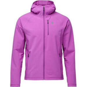 Black Diamond - M Coefficient Storm Full Zip Hoody Piton Purple voor Heren - Maat 167-184 cm - Paars