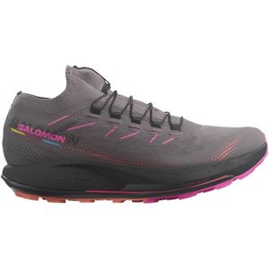 Salomon - Trailschoenen - Pulsar Trail Pro 2 W Plum Kitten/Black/Pink Glo voor Dames - Maat 3,5 UK - Zwart