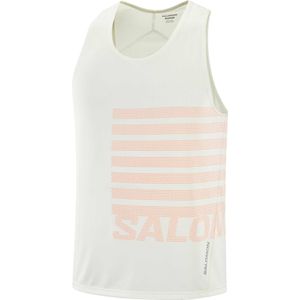 Salomon - Sense Aero GFX Tanktop - Wit - Heren