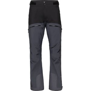 Norrona - Skibroeken - Trollveggen Gore-Tex Pro Light Pants M Caviar/Cool Black voor Heren - Maat XL - Zwart