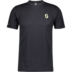 Scott - Trail / Running kleding - Shirt M's RC Run Team SS Black/Yellow voor Heren - Maat S - Zwart