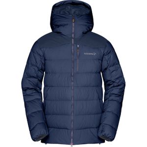 Norrona - Ski jassen - Tamok Down750 Jacket M Indigo Night voor Heren van Katoen - Maat M - Marine blauw