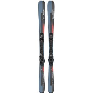 Salomon - Packs (ski's & bindingen) - E Stance 80 Pm + M11 Gw Black 2024 voor Unisex van Hout - Maat 185 cm - Grijs