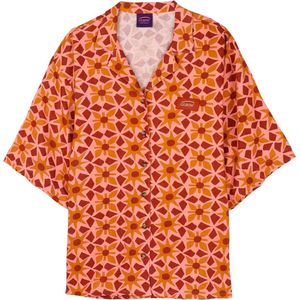 Oxbow - Merken - Azulejo Shirt Red Island voor Dames - Maat M\/L - Rood