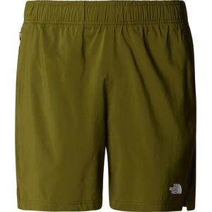The North Face - Trail / Running kleding - M 24/7 7In Short Forest Olive voor Heren - Maat M - Kaki