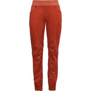 Black Diamond - Dames klimkleding - W Notion SP Pants Burnt Sienna voor Dames van Katoen - Maat L - Oranje