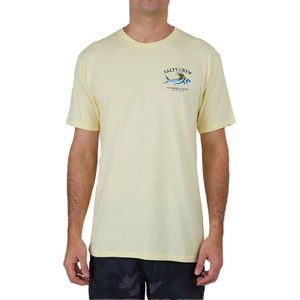 Salty Crew - T-shirts - Rooster Premium S/S Tee Banana voor Heren van Katoen - Maat XL - Geel