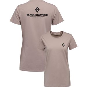 Black Diamond - Dames wandel- en bergkleding - W Equipment For Alpinists SS Tee Pale Mauve voor Dames - Maat M - Paars