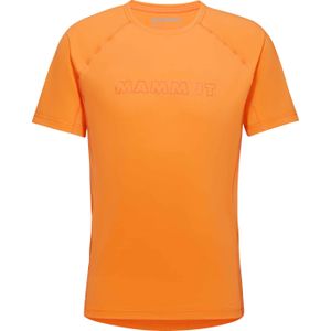 Mammut - Wandel- en bergsportkleding - Selun FL T-Shirt Men Logo Tangerine voor Heren - Maat L - Oranje