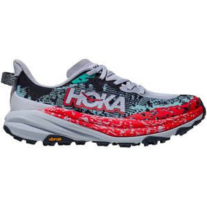 Hoka - Speedgoat 6 - Trail Damesschoenen - Blauw Rood