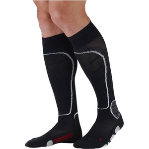 Monnet - Skisokken - Ski Freeride Socks Noir voor Unisex - Maat 37-38 - Zwart