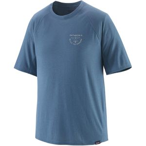 Patagonia - Wandel- en bergsportkleding - M's Cap Cool Trail Graphic Shirt Utility Blue voor Heren - Maat XL - Blauw