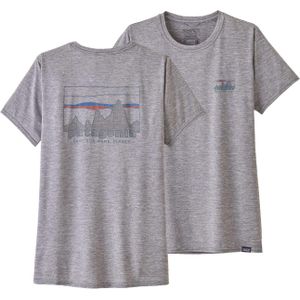 Patagonia - Dames wandel- en bergkleding - W's Cap Cool Daily Graphic Shirt '73 Skyline/Feather Grey voor Dames - Maat M - Grijs