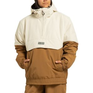 DC Shoes - Ski jassen - Nexus Reversible Anorak Oatmeal voor Heren - Maat L - Bruin