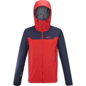 Millet - Wandel- en bergsportkleding - Kamet Light Gtx Jacket M Rouge/Saphir voor Heren - Maat XL - Rood