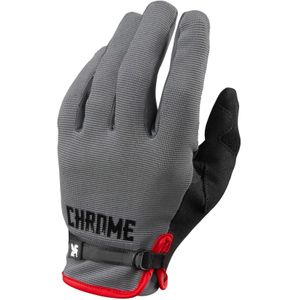 Chrome Industrie - Fietskleding - Cycling Gloves 2.0 Grey Black voor Unisex - Maat M - Grijs