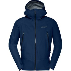 Norrona - Wandel- en bergsportkleding - Falketind Gore-Tex Jacket M Indigo Night voor Heren - Maat XL - Blauw