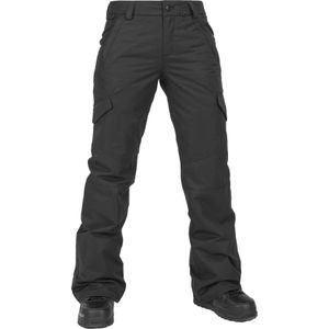 Volcom - Dames skibroeken - Bridger Ins Pant Black voor Dames - Maat XS - Zwart