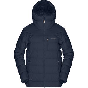Norrona - Dames ski jassen - Tamok Down750 Jacket W Indigo Night voor Dames van Katoen - Maat L - Marine blauw