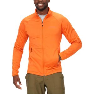 Marmot - Wandel- en bergsportkleding - Leconte Fleece Jacket Tangelo voor Heren - Maat S - Oranje