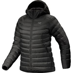 Arc'Teryx - Dames donsjassen - Cerium Hoody W Black voor Dames van Nylon - Maat XS - Zwart