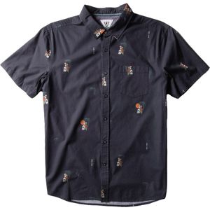 Vissla - Blouses - Parrodise Eco SS Shirt Phantom voor Heren van Katoen - Maat L - Grijs