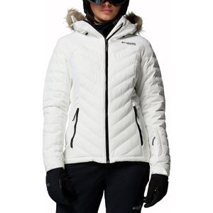 Columbia - Dames ski jassen - Bird Mountain III Insulated Jacket Sea Salt voor Dames - Maat S - Wit