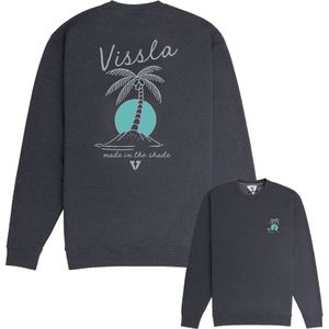 Vissla - Sweatshirts en fleeces - Coastal Crew Fleece Grey Heather voor Heren van Katoen - Maat L - Grijs