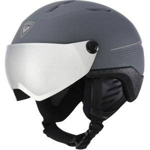 Rossignol - Heren skihelmen - Fit Visor Impacts Photoch Grey voor Heren van Gerecyclede materialen - Maat M/L - Grijs