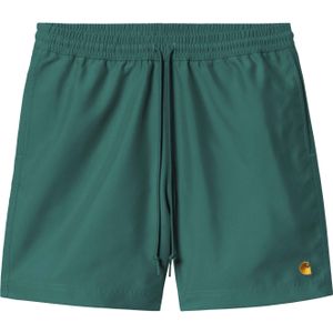 Carhartt - Zwemkleding en poncho's - Chase Swim Trunks Rainforest / Gold voor Heren - Maat M - Groen