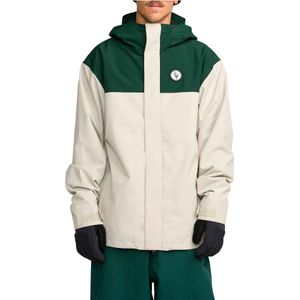 Volcom - Buckthreeeighty Jacket Stone - Ski Jas - Beige - Voor Heren