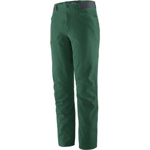 Patagonia - Klimkleding - M's Venga Rock Pants Reg Conifer Green voor Heren van Katoen - Maat 34 US - Groen